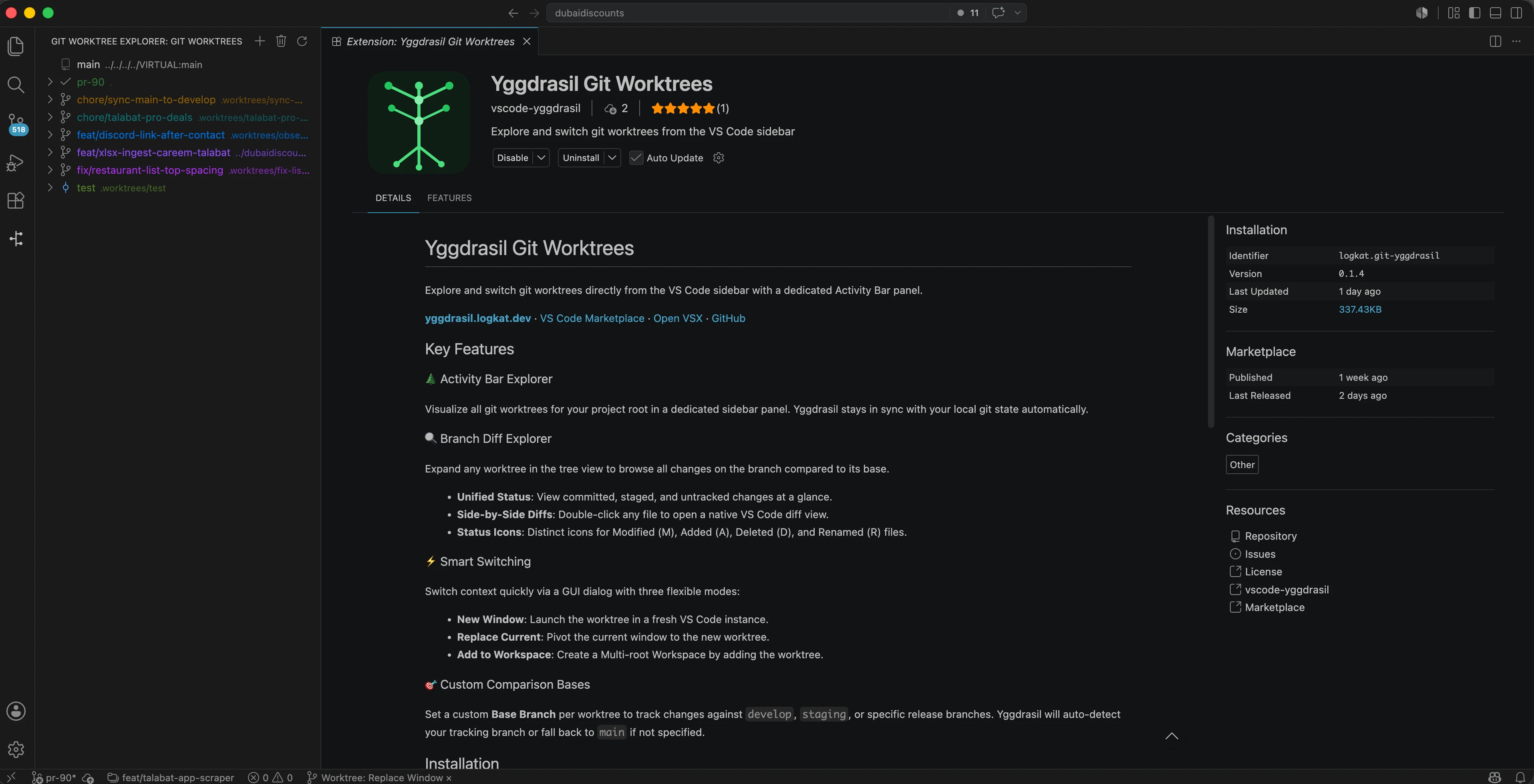Sidebar Tree View